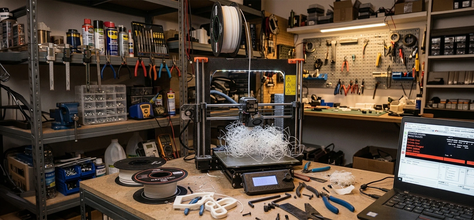 fehlerhafter Druck aus einem 3D Drucker